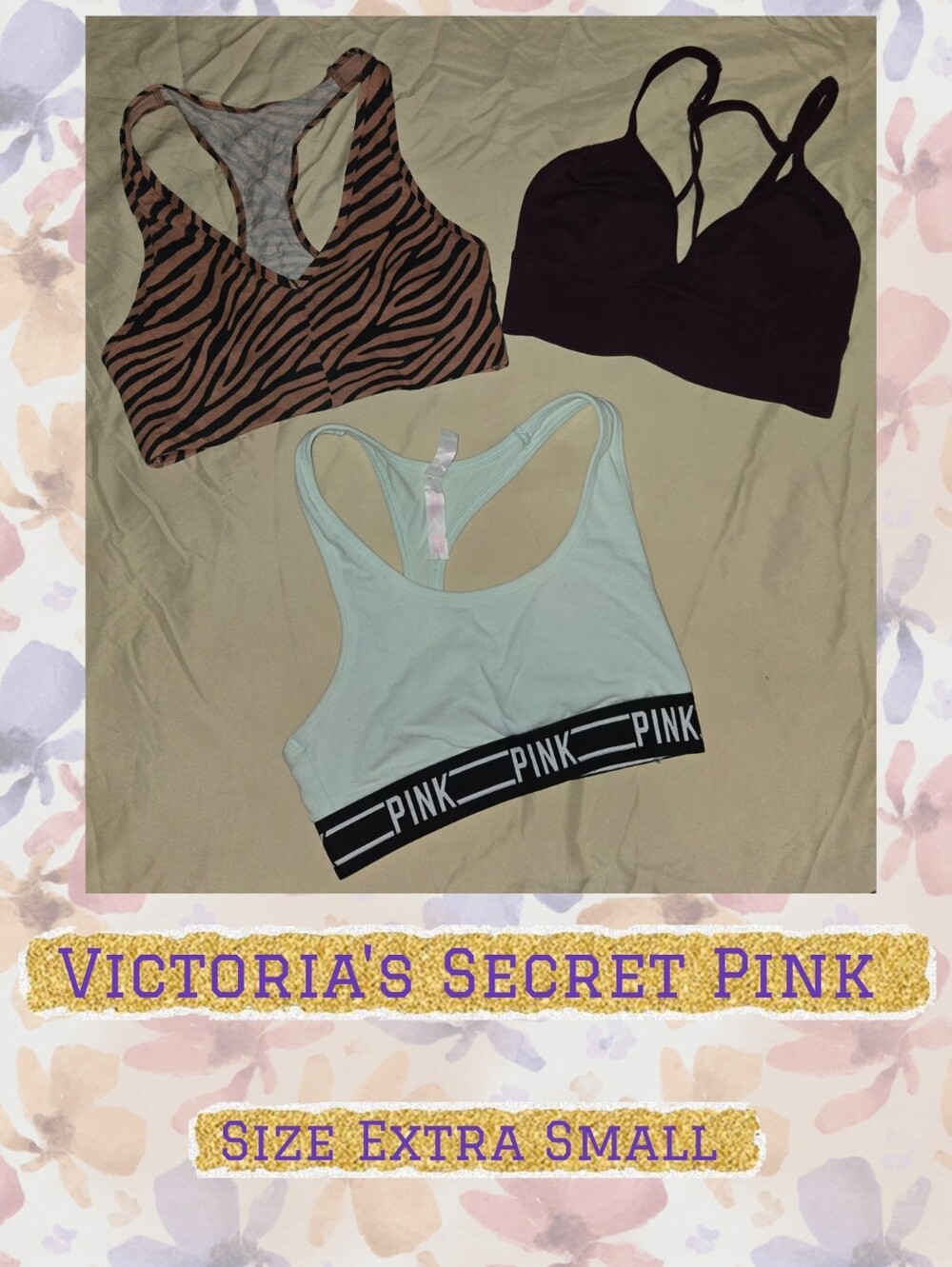 PINK Victoria's Secret Sports Bra Lot Sz XS
